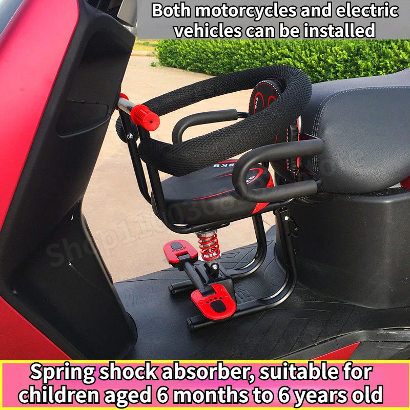 Electric Vehicle Front Child Seat Motorcycle 1 8 Year Old Front Shock