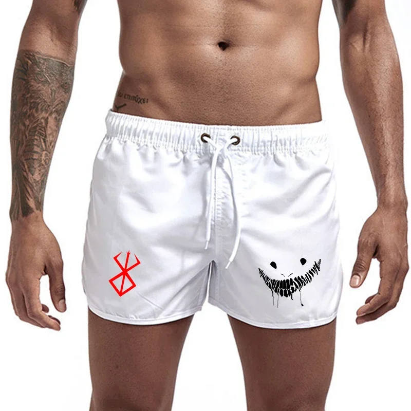 Shorts For Men Summer Men's Pattern Printed Swimwear Shorts Sexy Swim Trunks Men Swimsuit Low Waist Breathable Beach Wear 5