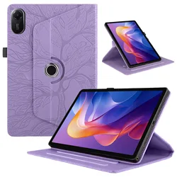Cover in Pelle per Tablet con Rotazione 360°, Slot per Schede e Funzione Stand