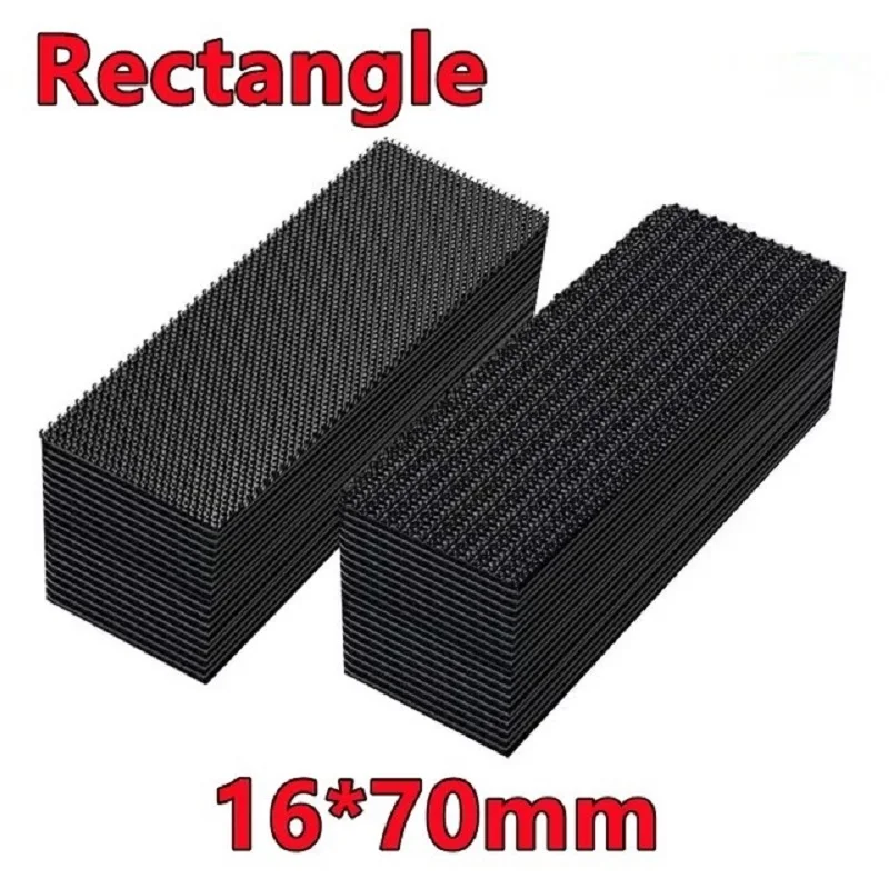 Carpet Fixing Stickers 100/2pc Double Faced High Adhesive Car Carpet Fixed Patches Home Floor Foot Mats Anti Skid Grip Tapes