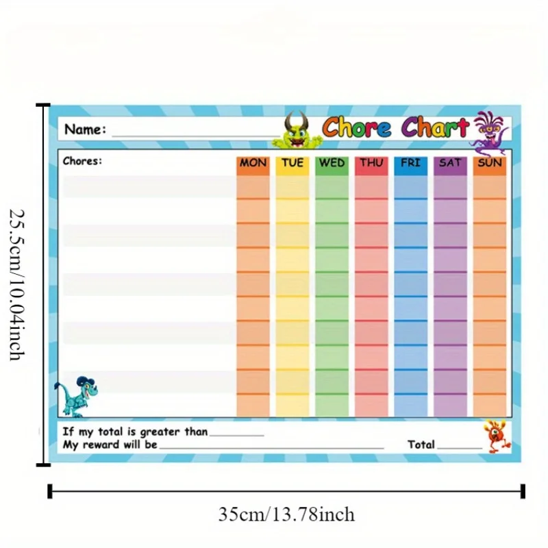 1 יחידה מדבקת תגמול לתנהגות ילדים מדבקת אחריות לפעוטות מדבקת כיתה משפחתית יומית רשימת כוכבים לוח לבן