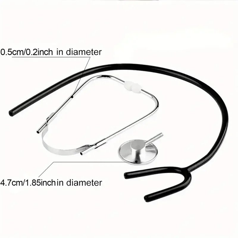 Medical stethoscope set, single head design, durable for clinical and educational use, suitable for doctors, nurses and medical