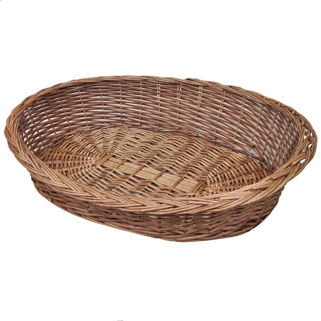 90 Cm Natural Pet Basket Bed Accogliente Pet Dog Bend Beam Cull Dog Kennel Super Soft Lavable Pup Basket Gatti Cuscino Letto Caldo Inverno Divano Acce