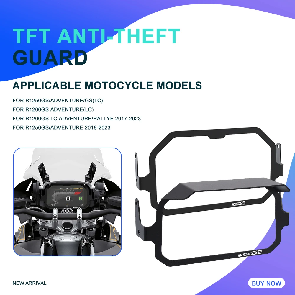 

TFT Theft Protection For BMW R1250GS GS R 1250 1200 gs R1200 Adventure LC R1200GS ADV Meter Frame Cover Screen Anti Theft Brace