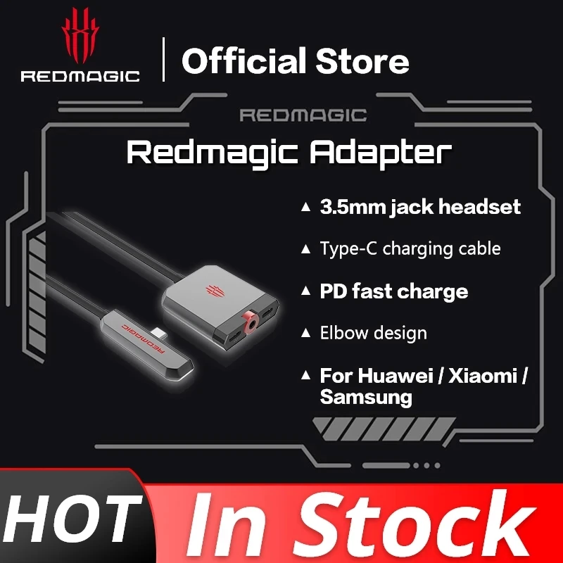Original Nubia RedMagic Adapter for RedMagic 6pro 7 7 Pro Docking ...