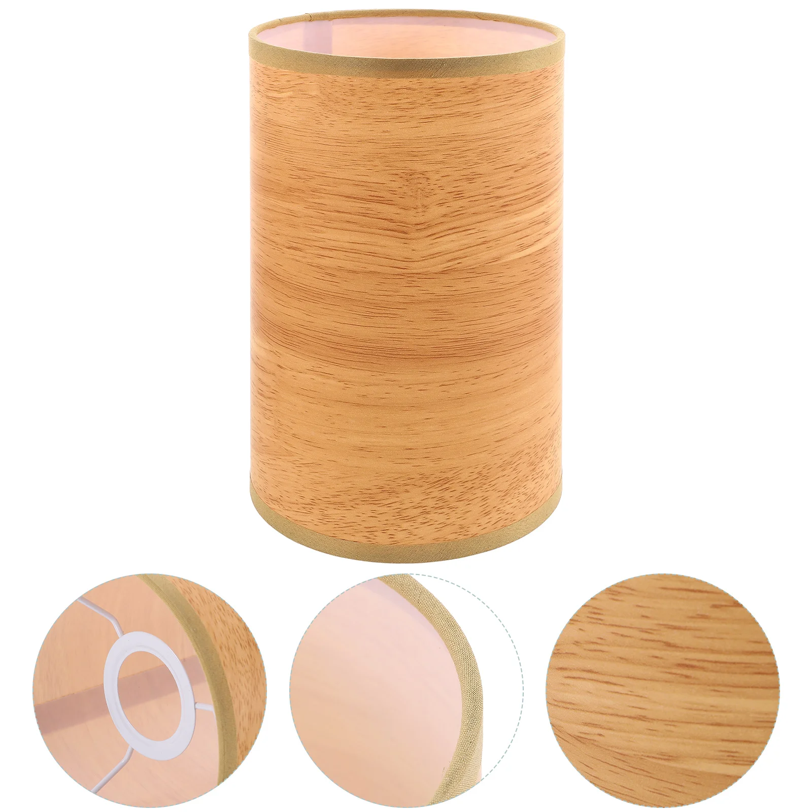 

Lampshade Cloth Linen Lamp Covers Cylinder Lamp Shade Clip On Light Cover Replacements Light Fixture Accessories Table Lamp