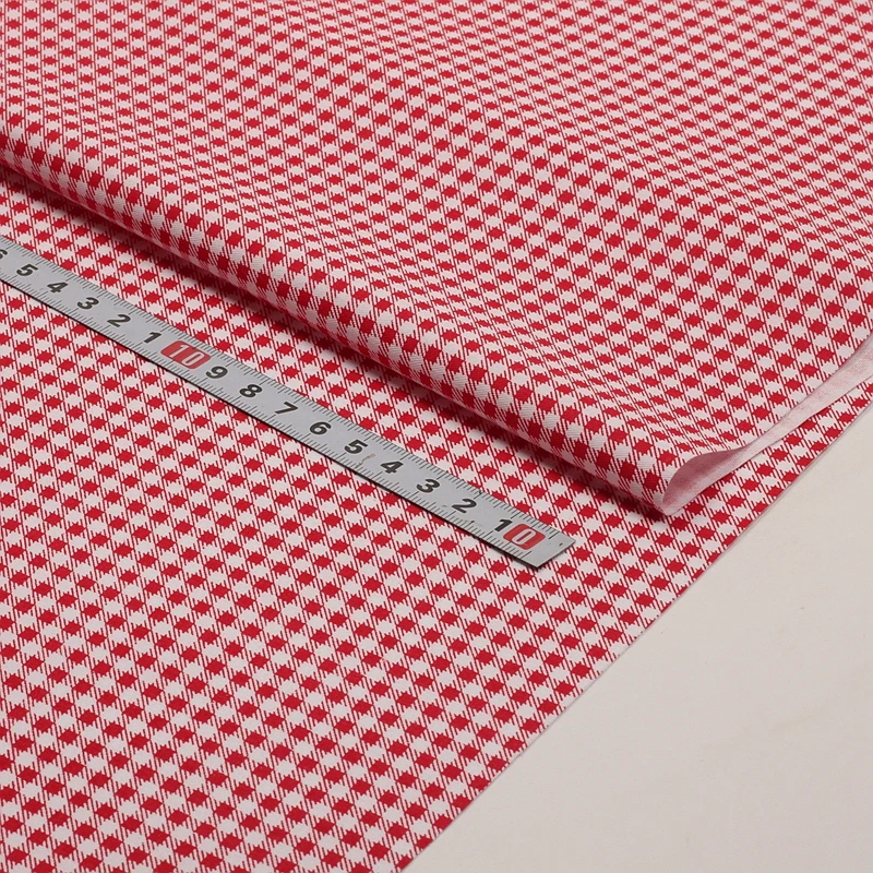 Red Series Cotton Twill Printed Fabric - Premium Quality for Handmade DIY Projects