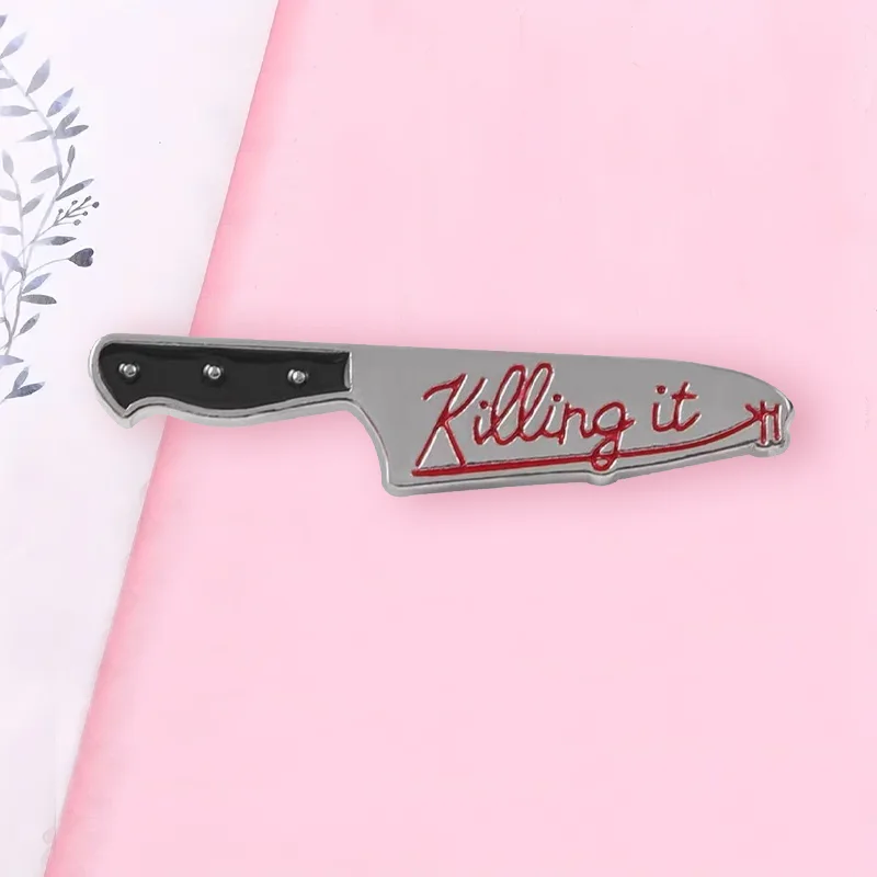 

Cartoon Creative Brooch cartoon knife brooch best gift for friends and family