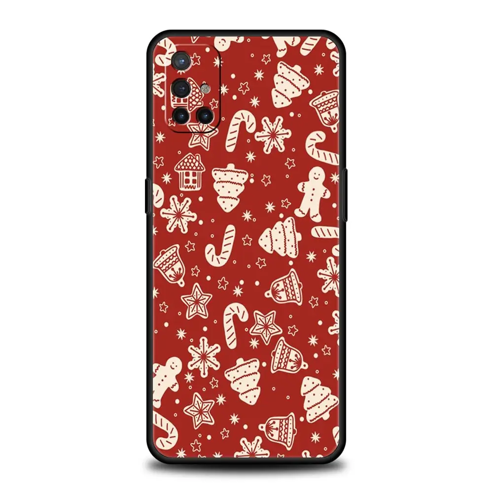 Whimsical Cartoon Christmas Phone Case - Festive Soft Cover Design