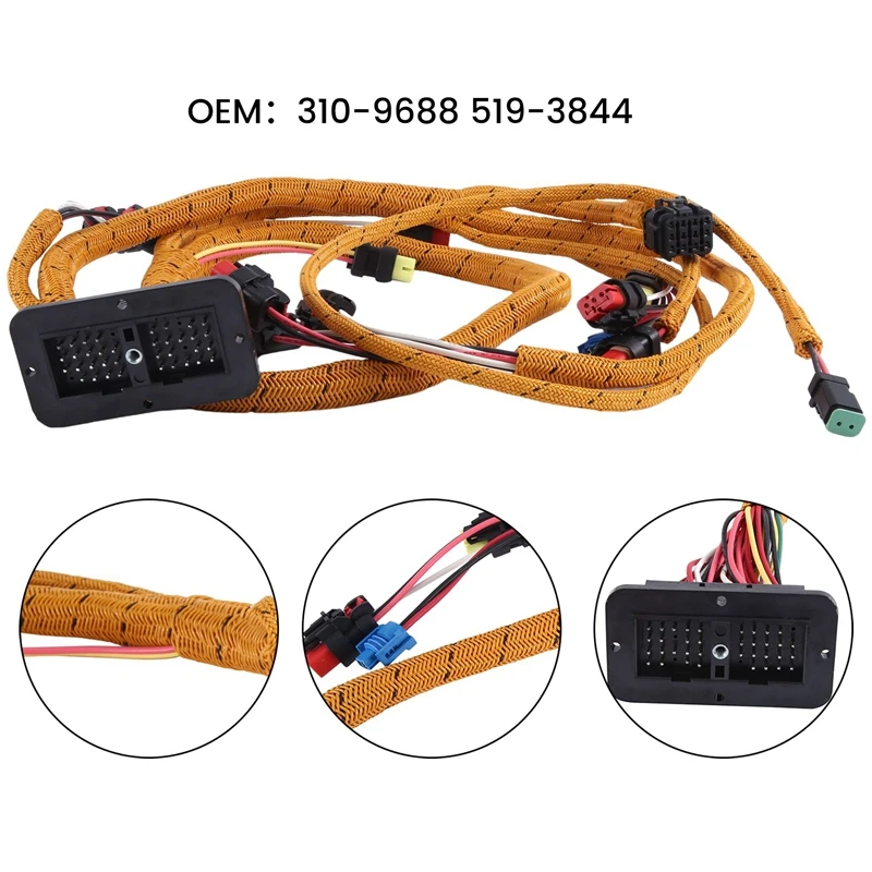 

310-9688 Engine Wiring Harness For CAT E311D E312D E313D Excavator C4.2 Engine 3109688 519-3844 Spare Parts