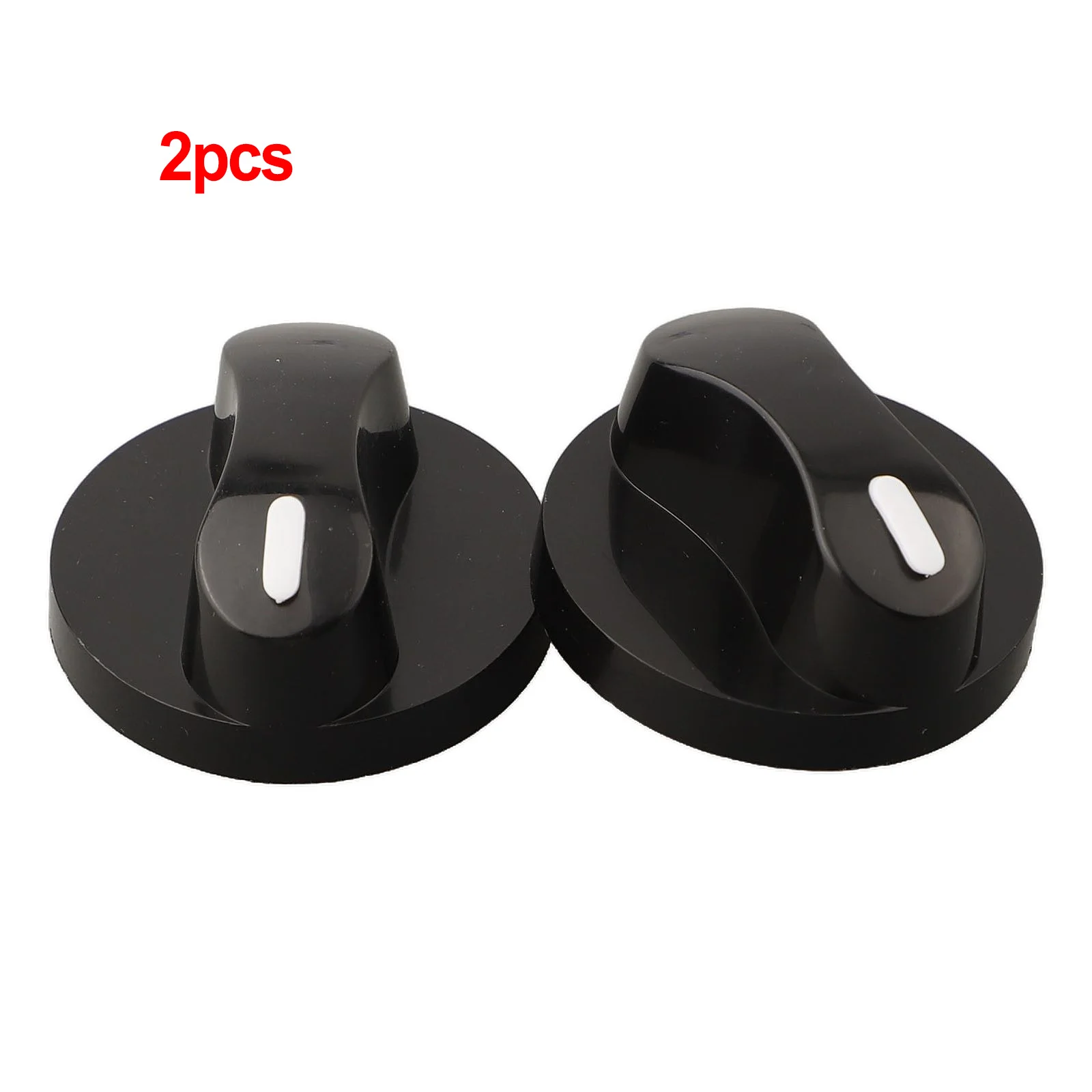 

2PCS Gas Stove Plastic Knob 8mm Hole Stove Accessories Universal For Zero Degree Handle Gas Stove Replacement