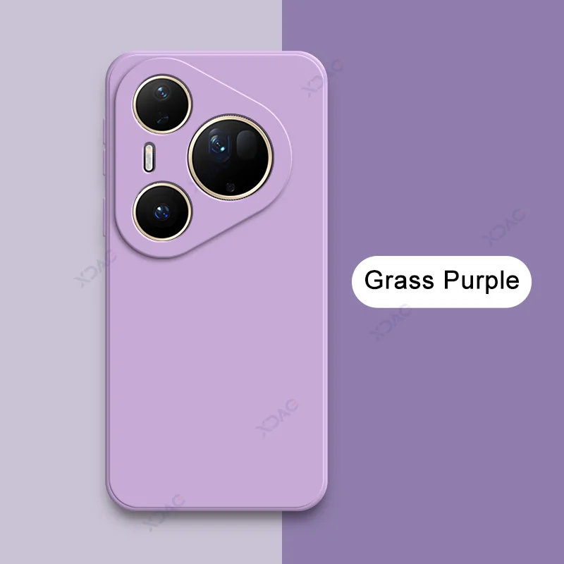 Premium Liquid Silicone Armor Case - Luxury Soft Square Design with Advanced Lens Protection