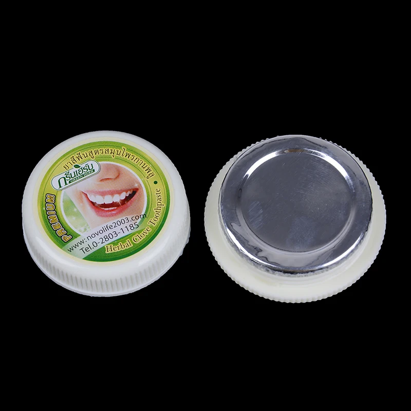 Color Toothpaste 1Pc Tooth Whitening Toothpaste Remove Stain Antibacterial Allergic Natural Herbal Clove Thailand Toothpaste