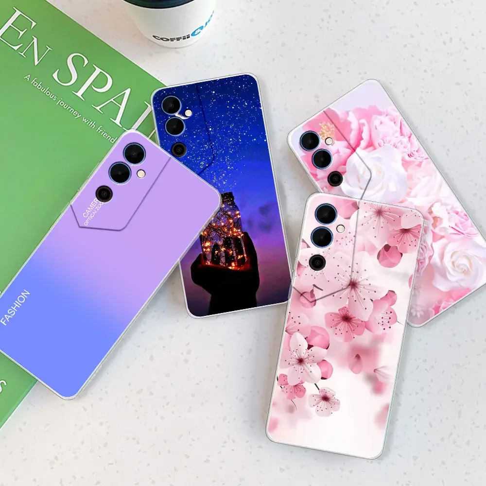 Clear Soft Silicone TPU Phone Case with Bumper Protection for Tecno Pova Neo Series