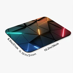 Large Non-Slip Extended Desk Pad with Stitched Edges (26X21cm-10.2X8.3in)