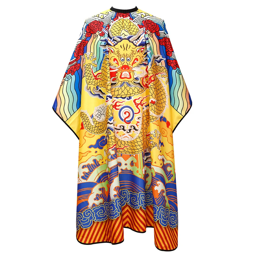 

Barber Cloth Large Size Haircut Cape Decorative Chinese Style Cutting for Fabric Salon