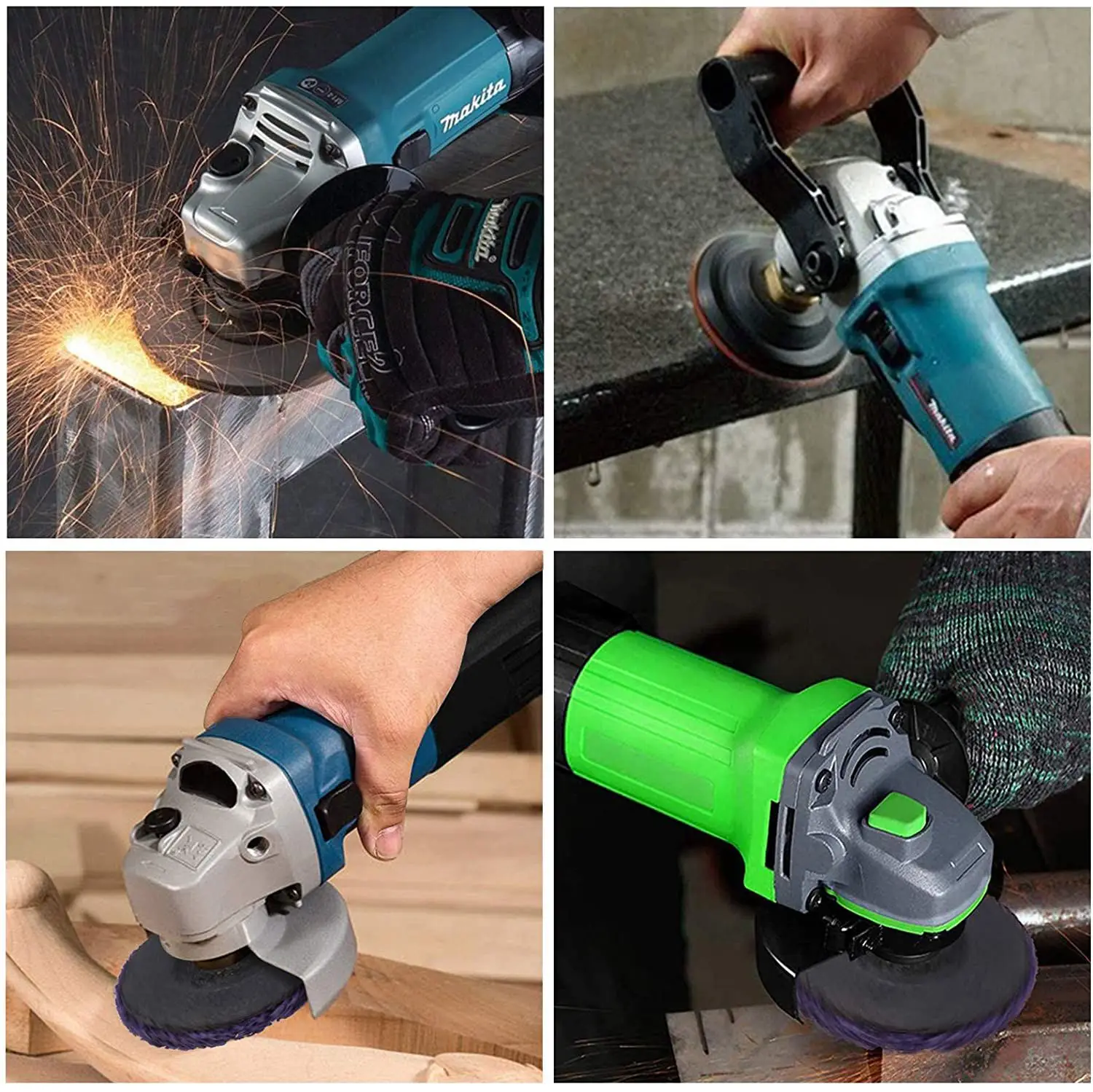 1 PC Diamond Grinding Wheel Flap Disc Abrasive Tool Belt Grinder Polishing ing Wheels Angle Grinder Accessories100/115/125mm