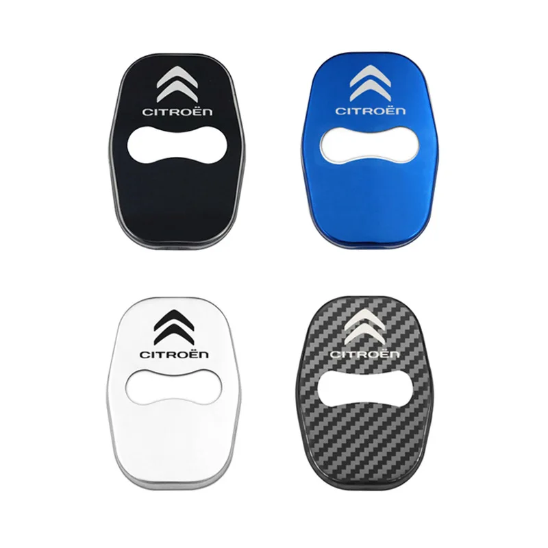 Car door lock cover sticker case for Citroen C1 C2 C3 C4 C5 C6 C8 C4L DS3 DS4 DS5 DS5LS DS6 accessories