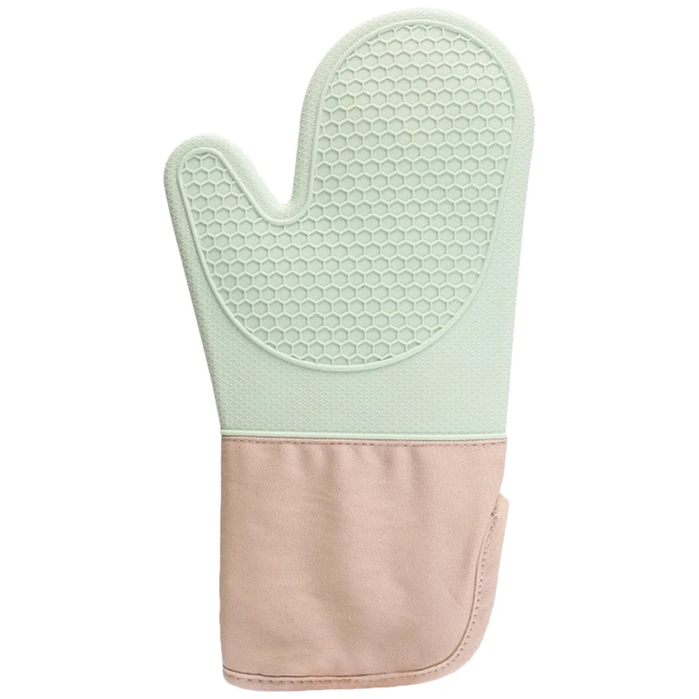 

Kitchen Oven Mitt Cooking Glove Hand Protection Oven Glove for Cooking Baking Grilling
