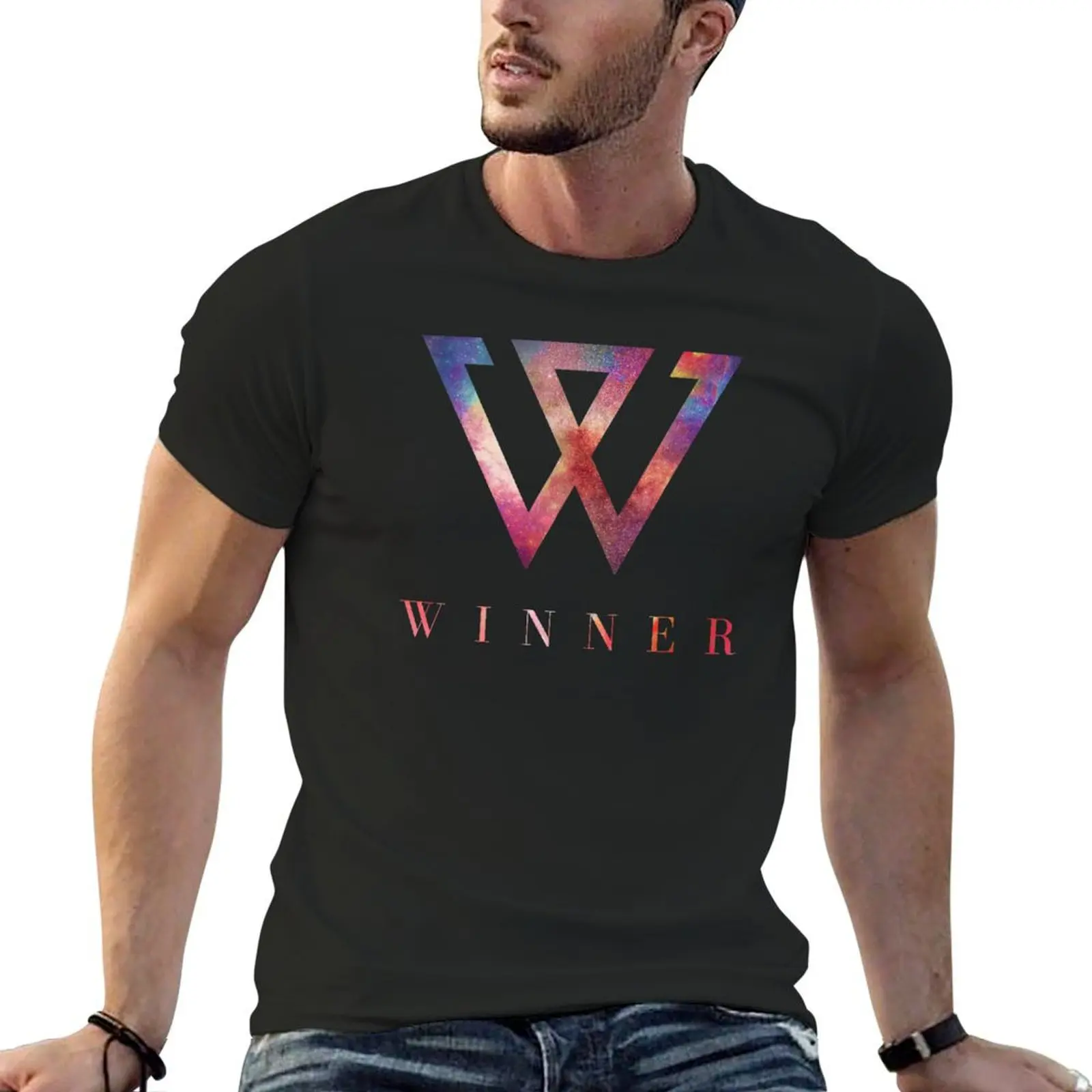 

Winner футболка с изображением небулы потовая винтажная одежда, летний топ, мужские футболки с графическим рисунком