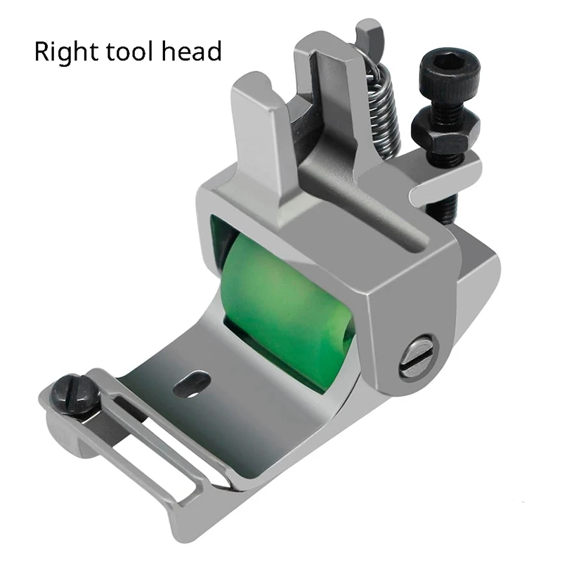 GIGI X6 Adjustables Edge Guide Rolled Hem Feet 0.1-12.5Mm, Roller Hemmer Press Foot For Industrial Lockstitch