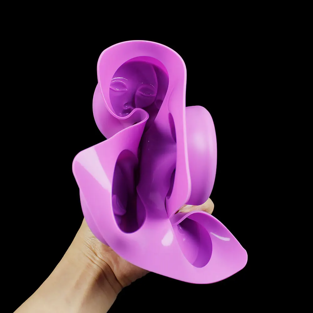 3D Moon Sun Double Face Silicone Handmade Soap Molds DIY Gypsum Candle Mold Cake Molds Resin Crafts Making Tools For Fun
