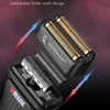 WMARK NG-7982 Professional Hair Trimmer for Man 9000RPM Titanium Coated Floating Double Blade Mesh Men's Shaver Equipped Blades 4