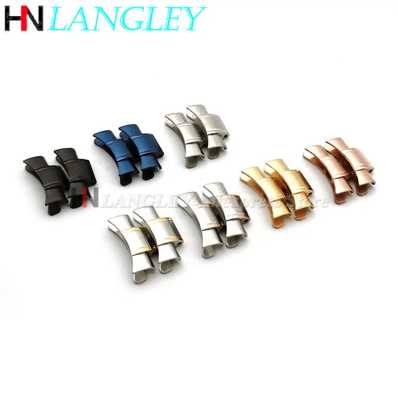 Premium Solid Stainless Steel Arc-End Watch Strap - Universal Replacement Bracelet