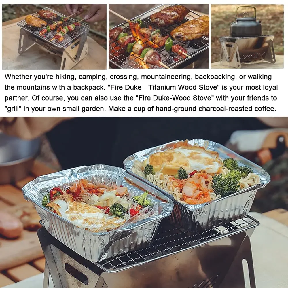 야외 캠핑의 필수 아이템, 휴대용 접이식 바베큐 그릴