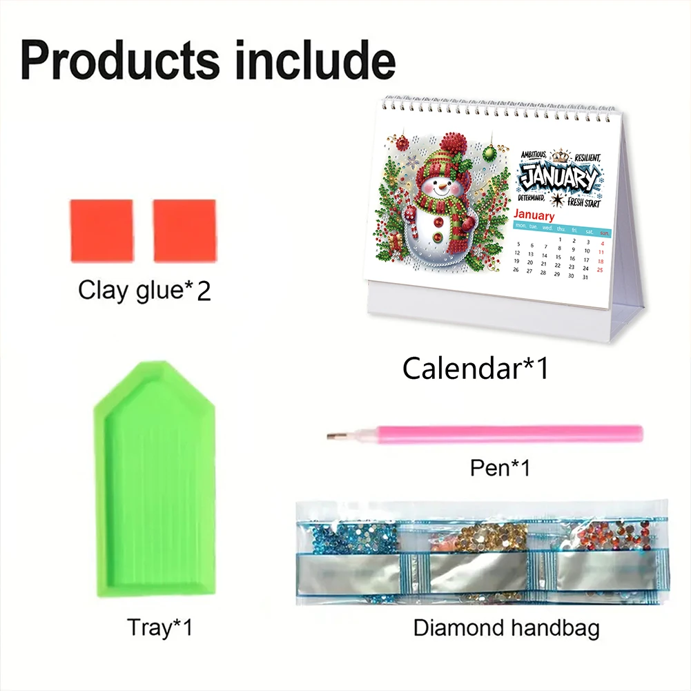Diamond Painting Kalender 2026 - Kerst – Diamond Paradijs