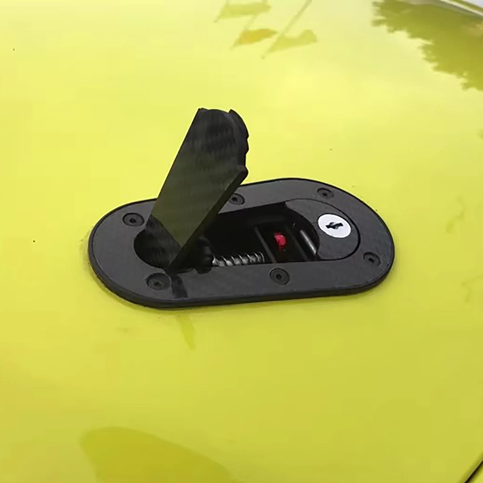 Kit Perno Bloccaggio Cofano Auto Sportive | In Acciaio Inossidabile, Universale, Colori Diversi (Blu) - Foto 3