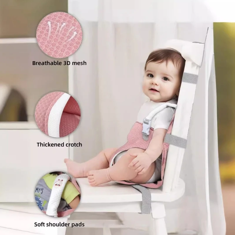 Baby High Chair Straps Comfortable Straps Adjustable Harness Replacement Harness