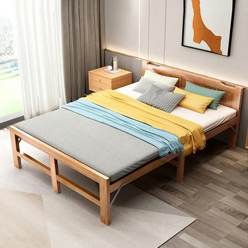 Living Room Hotel Bed Double Loft Children King Size Folding Bed Frame Modern Massage Multifunctional Camas Outdoor Furnitures