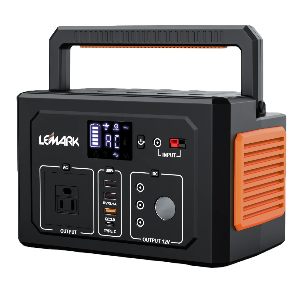 Illuminazione A Led Off Grid Sistemi Di Energia Solare 400Wh Centrale Elettrica Portatile A Batteria Al Litio 400W 110V Per Salvataggio Di Emergenza