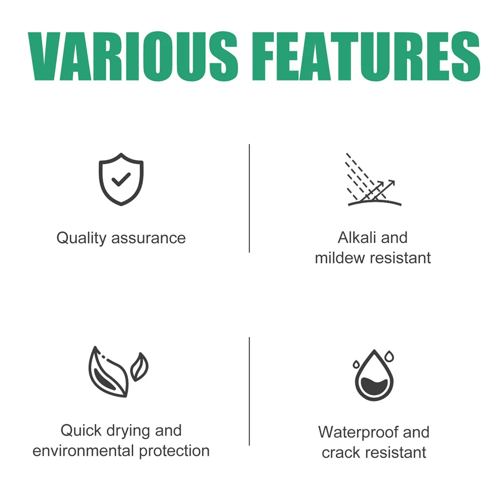 Description Picture 4 of item100g Wall Repair Paste with Scraper Tools Wall Crack Nail Repair Agent Multi-purpose Wall Crack Filler Wall Mending Agent Cream