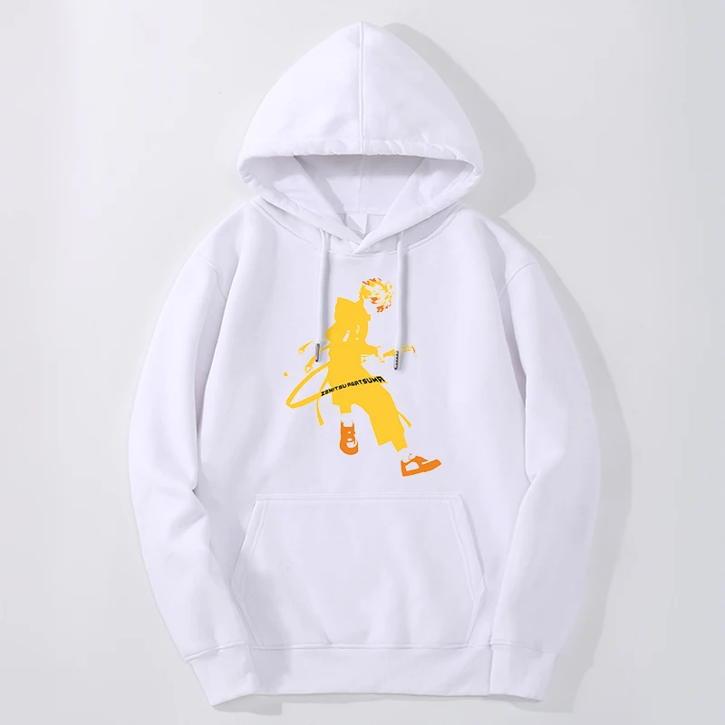 

Demon Slayer Hoodies Sweatshirts Men Zentisu Manga Japan Anime Graphic Hooded Pullover Fashion Long Sleeve Oversize Streetwear