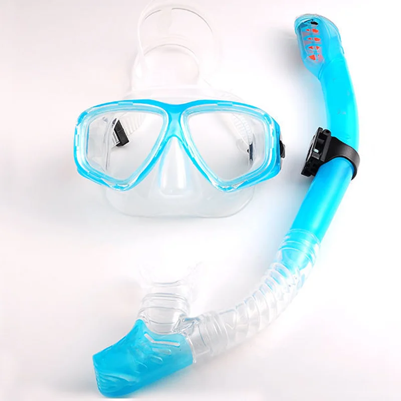 Optical Myopia Scuba Diving Mask Snorkel Set Tempered Glass Dry Top Swimming Googles Nearsighted Lenses Short-Sighted swimming goggles snorkeling diving mask diving mask diving goggles snorkel set