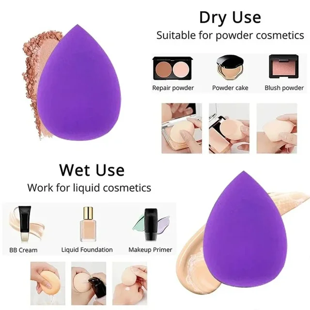 12pcs Velvet Puff Set 4