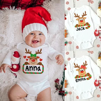 Body niemowlęce świąteczne personalizowane z imieniem