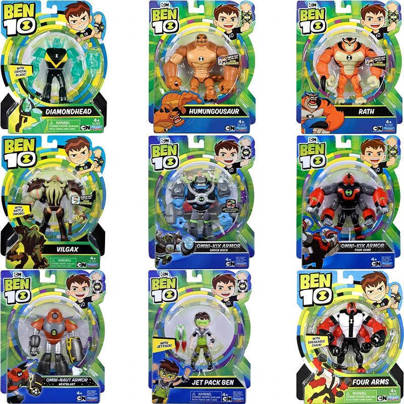 Anime Game Collection Modelo Boneca, Brinquedos de Ação Ben10, Força Alienígena Desenhos Animados, Protetor do Menino Terra, Presentes de Aniversário, Original