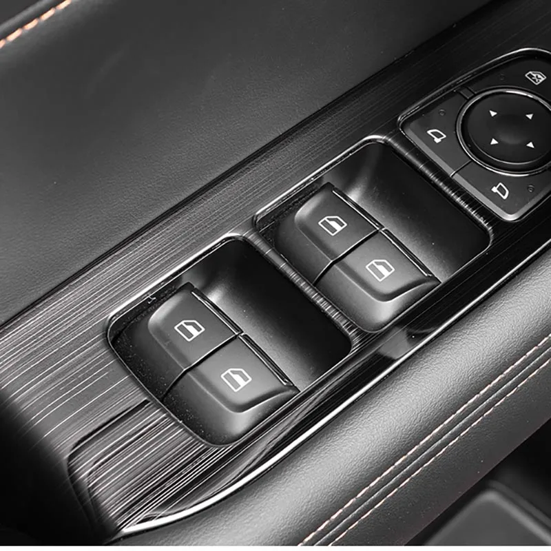 

Черный для GWM Haval DARGO 2022, аксессуар, коробка передач, стеклянная панель переключателя, Защитная крышка для внутренней отделки из нержавеющей стали