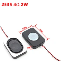 1pcs 4 ohm 3w 4ohm2w 8 ohm 2W watt speaker square small cavity notebook computer 5