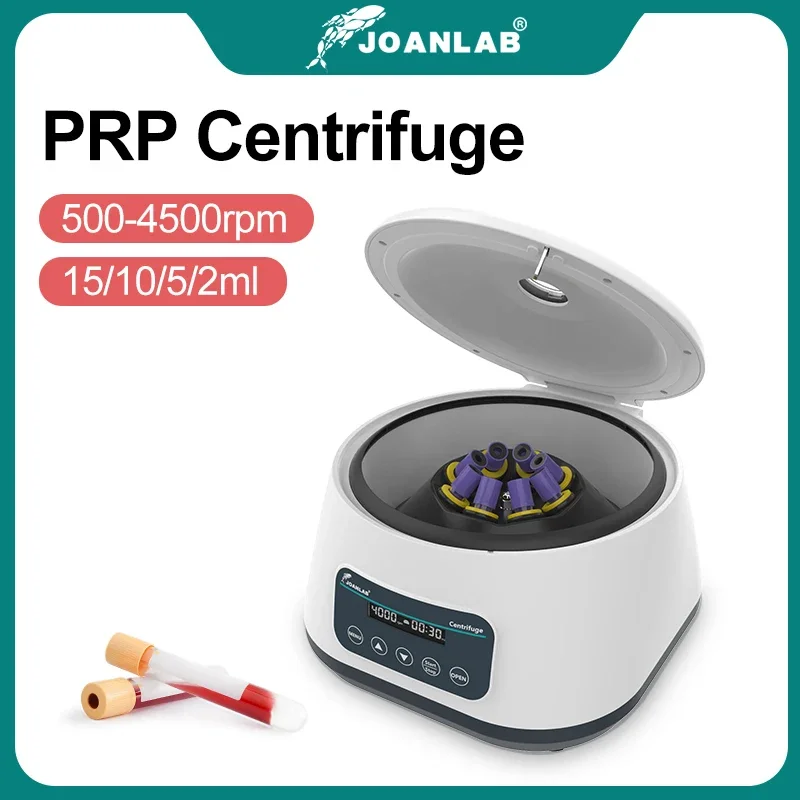 JOANLAB Plasma Centrifuge Laboratory Digital Centrifuge Machine For 2/5/10ml Blood Collection Tube And 15ml Tube