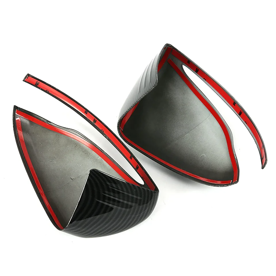 Copertura Specchietto Retrovisore Per Mercedes - Stile Carbonio Cornuto