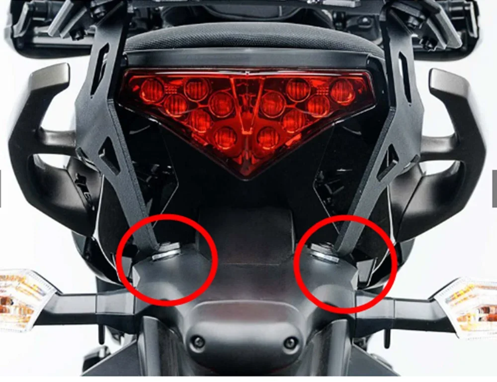 Portapacchi Posteriore Per Kawasaki Ninja 650 ER-6N ER-6F - Supporto Bauletto E Bagagli - Foto 5