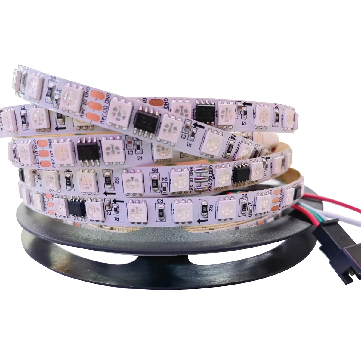 

5m WS2811 DC12V 72leds/m DC24V 84leds/m ws2811 ic Led Digital Strip Addressable Dream Color;IP20/IP67 Waterproof