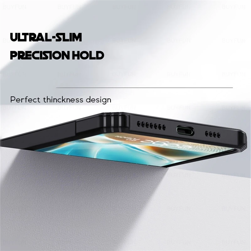 Luxury Armor Transparent Magnetic Shockproof Slim Cover