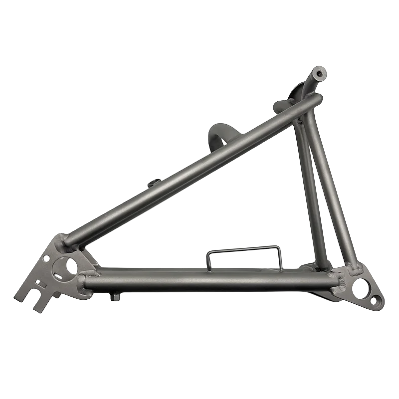 Titan-Fahrradgabel für Brompton Fahrrad, Vorderradgabel, Hinterer Dreiecksrahmen 1&1/8', Leichtgewicht, 16' Originalgröße – Detail 6