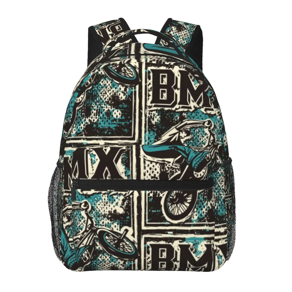 Retro Bmx Apparel - Grunge Bmx Bike - Bmx Freestyle One Zaino Casual