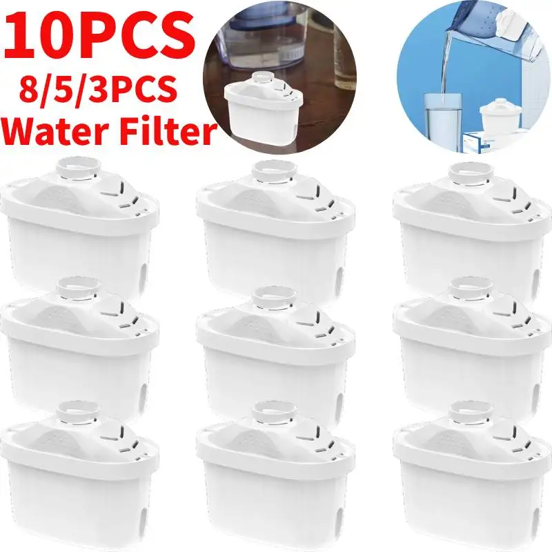 100L Water Filter Jug Cartridges Household Kitchen Activated Carbon Filter Water Purifier Replacement Cycle 4-8 Weeks water filter